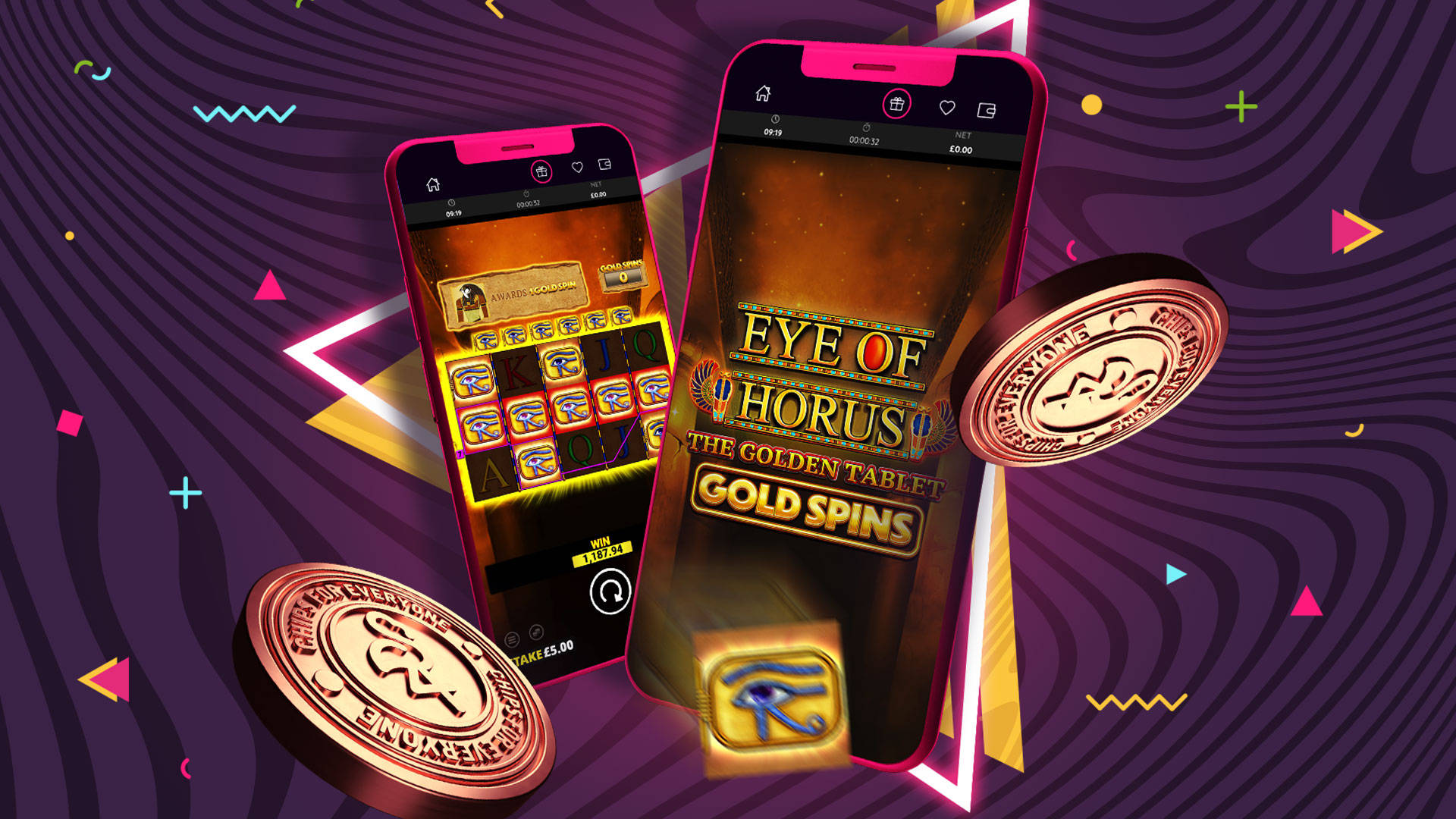 Game of the week: Eye of Horus The Golden Tablet Gold Spins