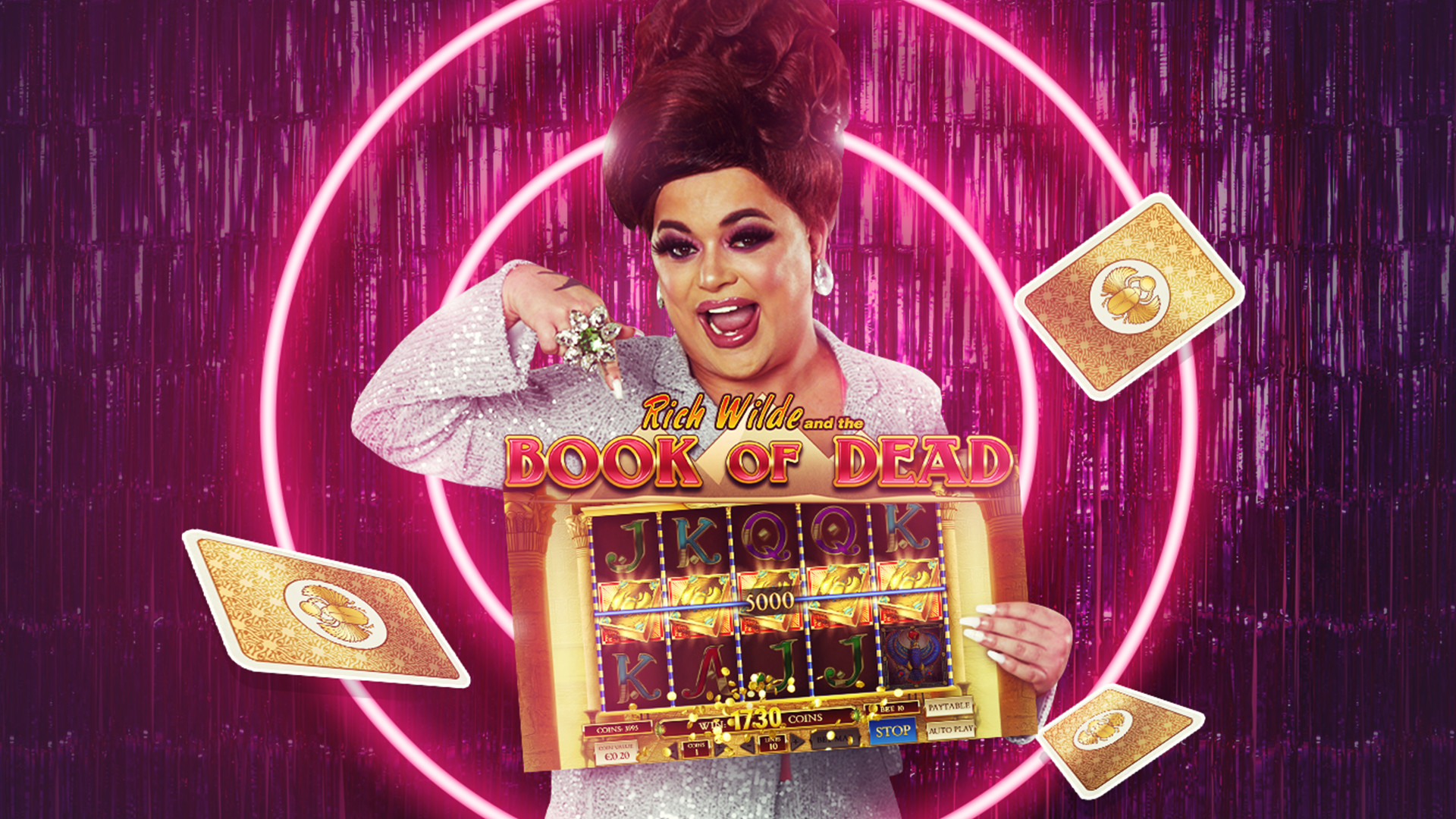 GET 50 FREE SPINS for the hit slot Book of Dead!
