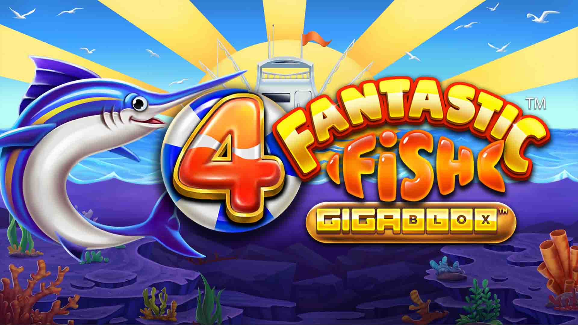 Play 4 Fantastic Fish Gigablox Online | Pink Casino