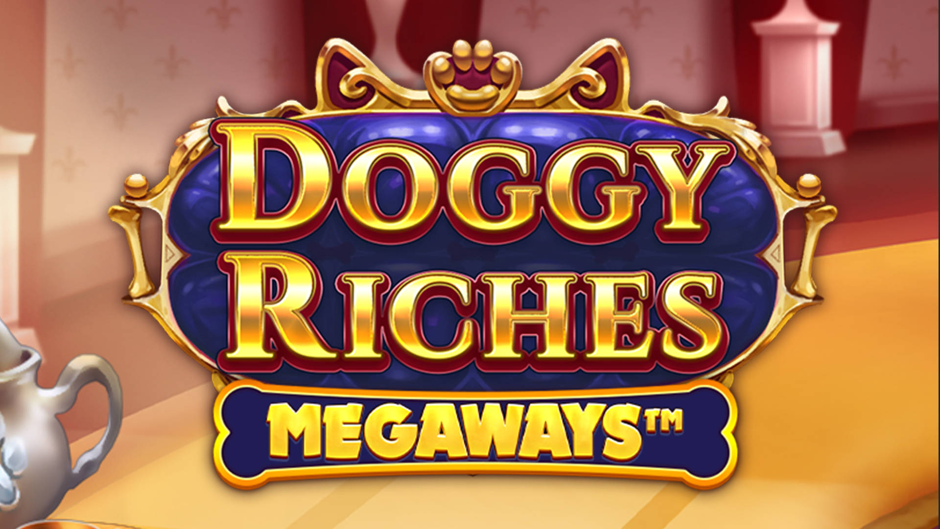 Doggy Riches Megaways slot game visual showcasing cascading reels and bonus symbols