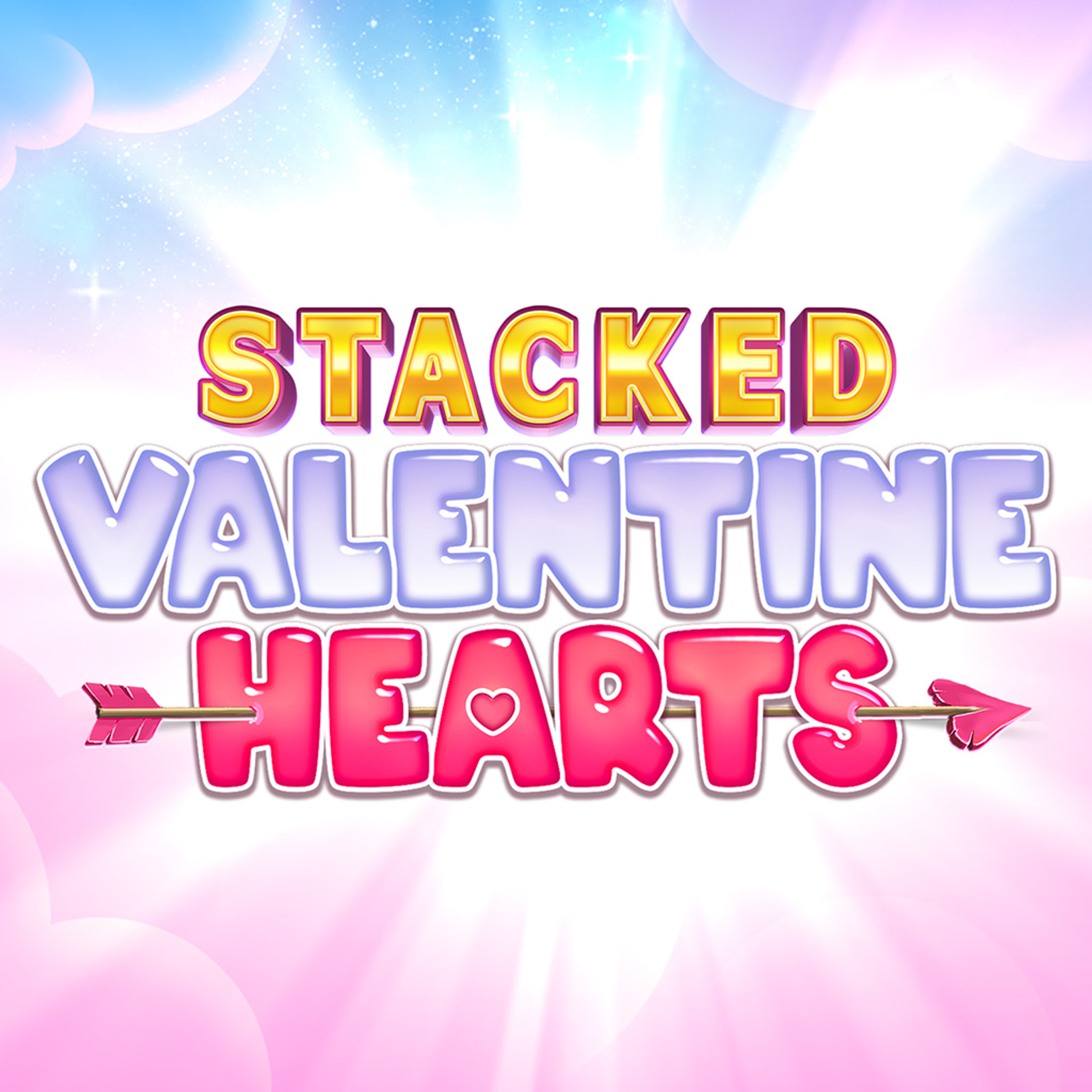 Stacked Valentines Hearts