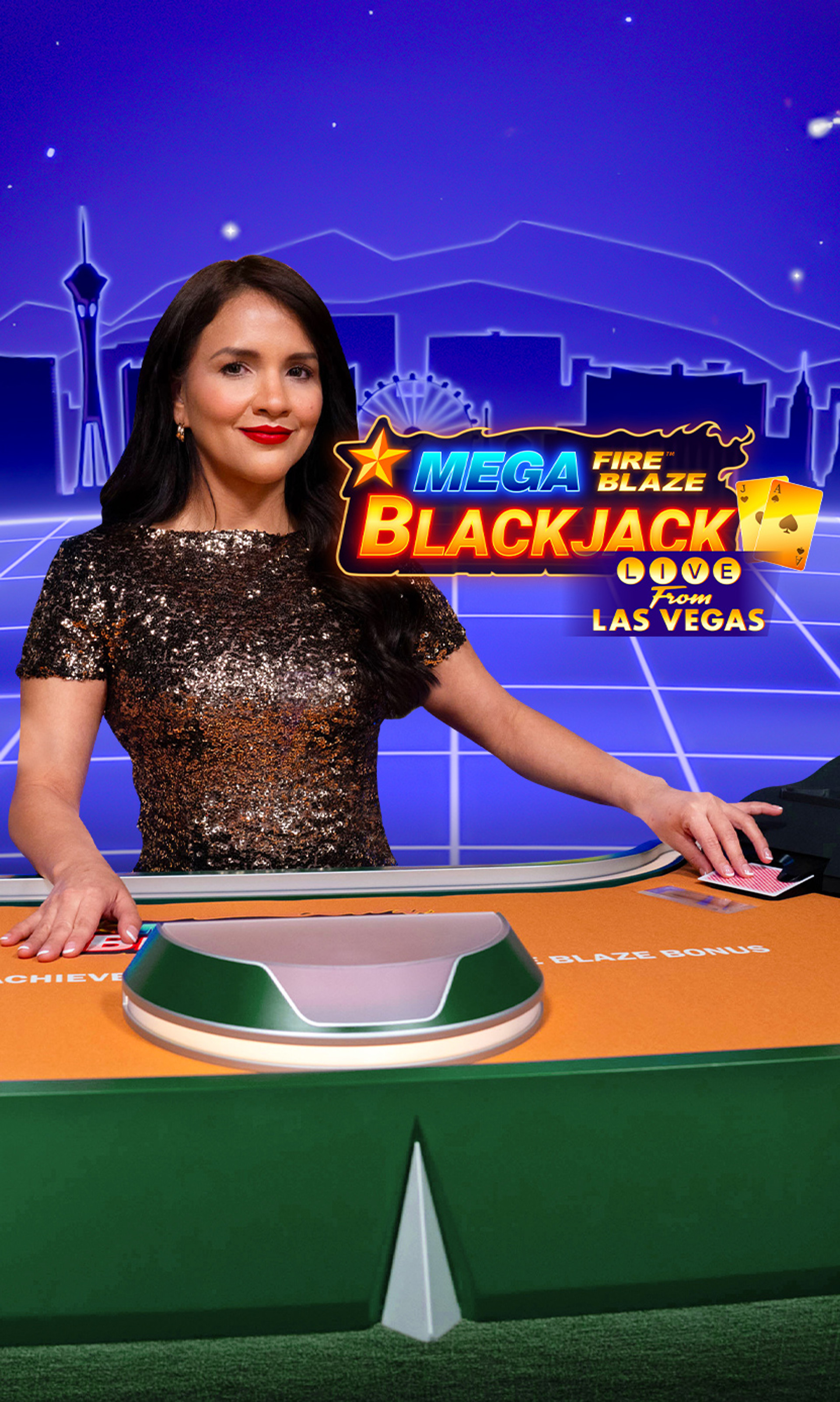 Vegas Mega Fire Blaze Blackjack Live