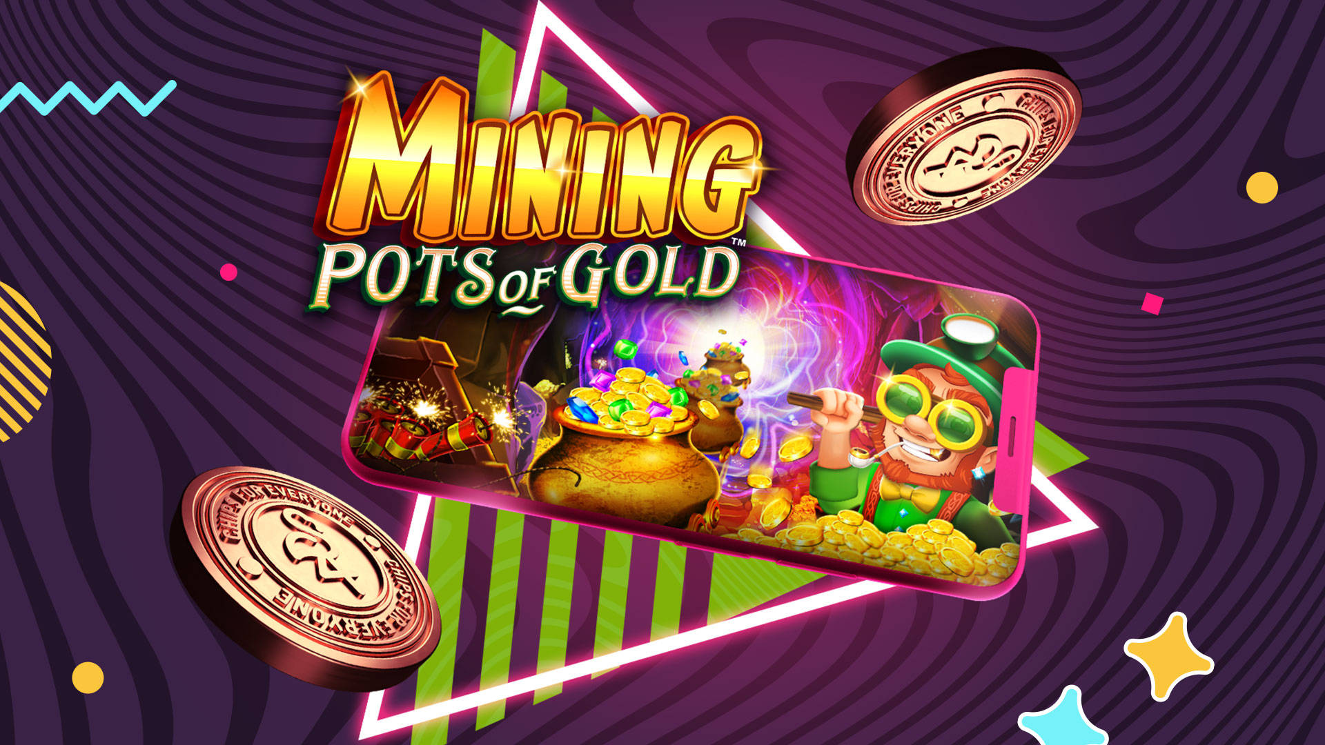 DIG UP 25 SPINS ON MINING POTS OF GOLD