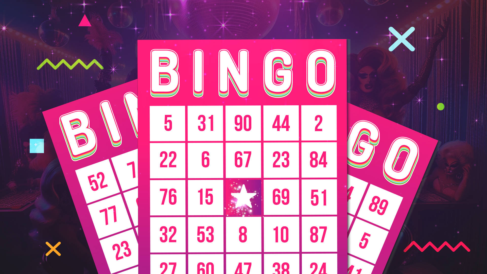 generic pink bingo ticket